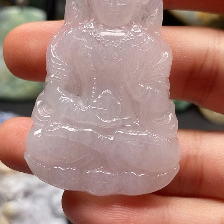 翡翠未镶嵌颈饰翡翠首饰