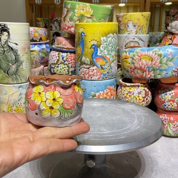 景德镇艺术手绘作品