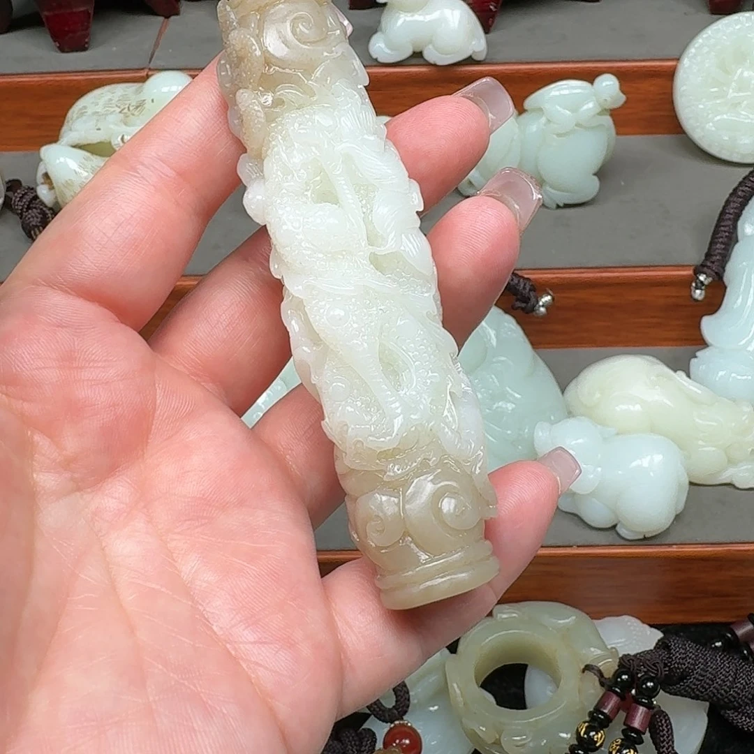 开***哥和田玉未镶嵌把件