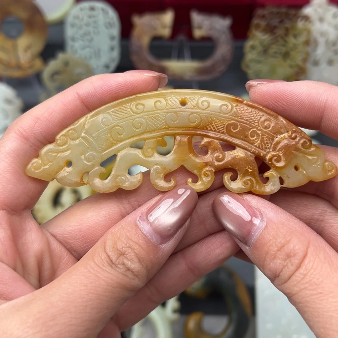 和田玉未镶嵌颈饰鉴古藏珍鉴古藏珍