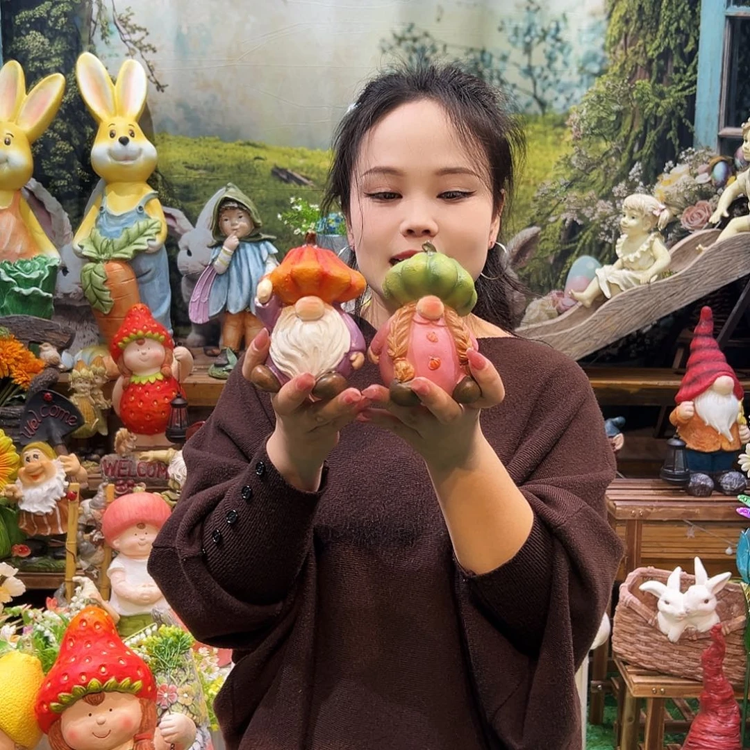 摆件花园摆件红红火火