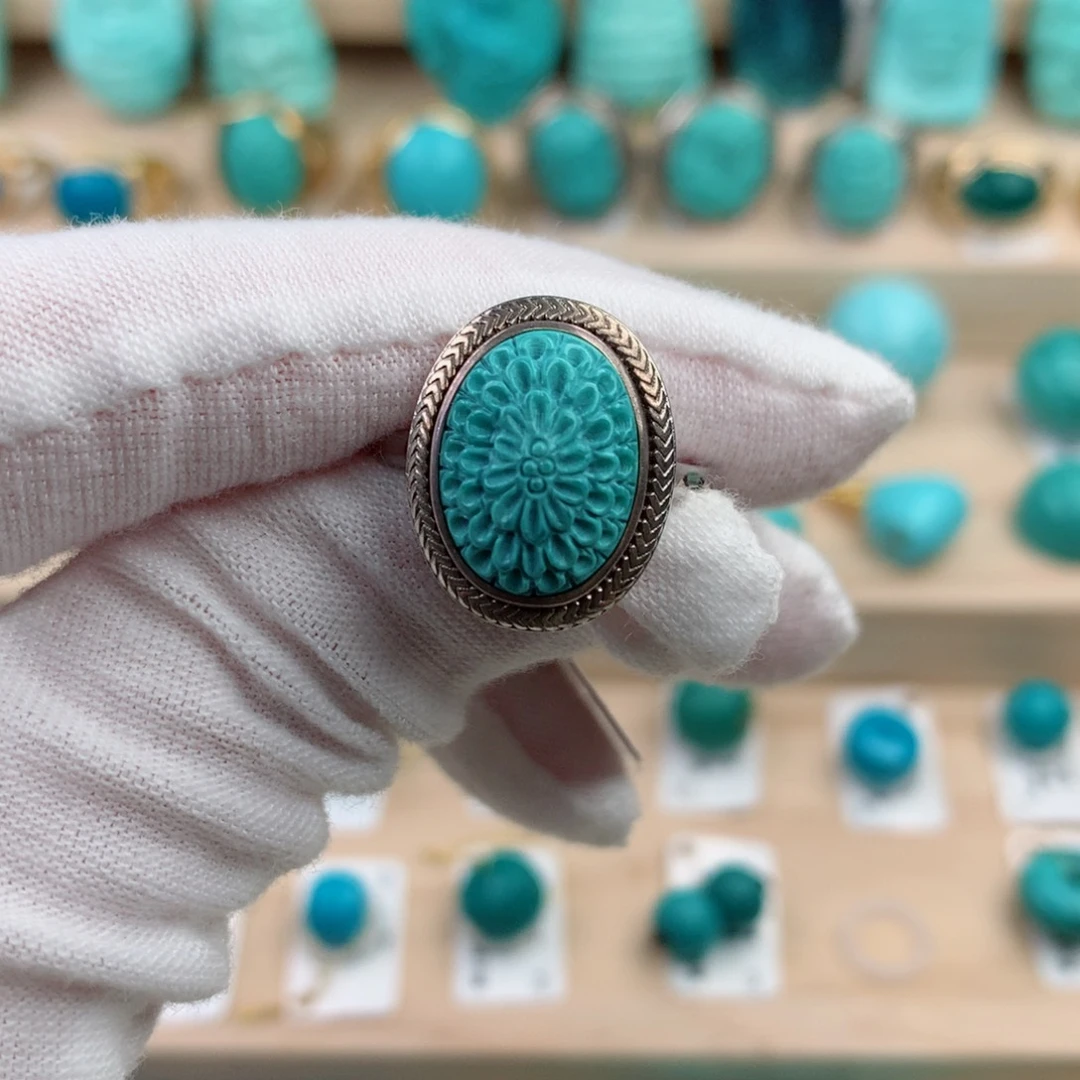 绿松石未镶嵌配饰