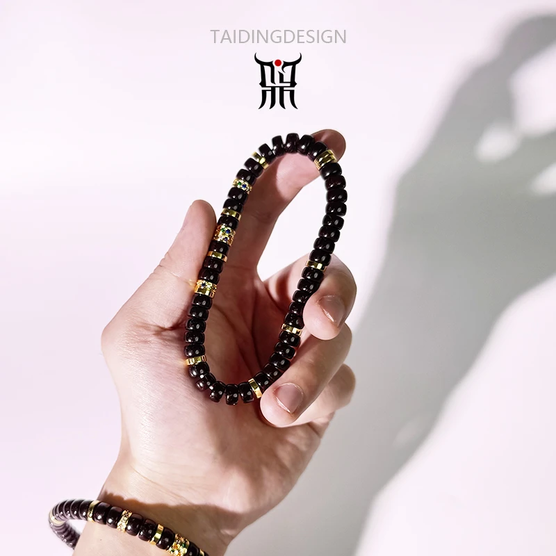 【太鼎】原生态椰蒂药片叠戴百搭精工7mm男女款文玩手串