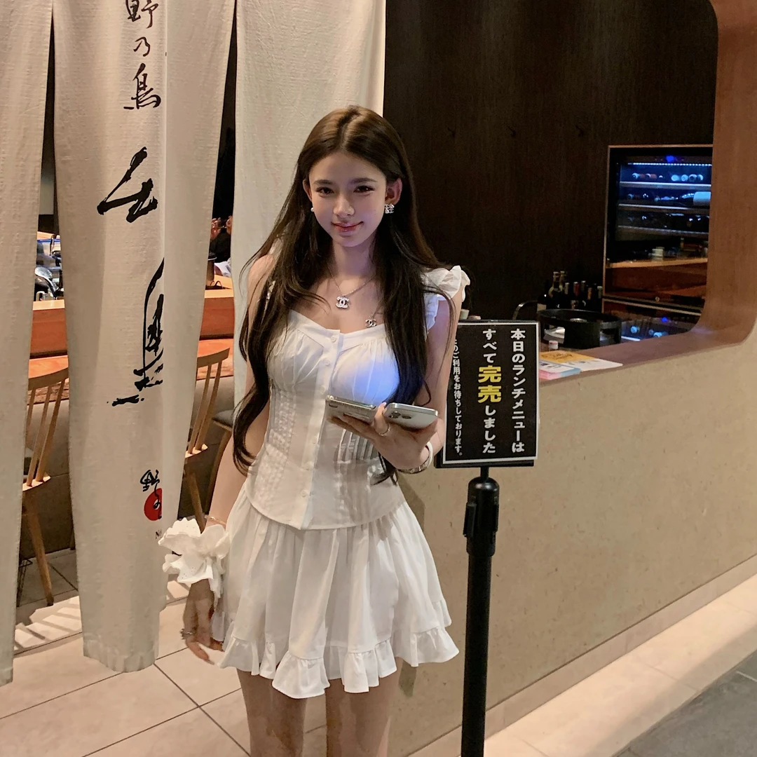 Momoshero 【利兹小镇】油画里的young girl~法式衬衫