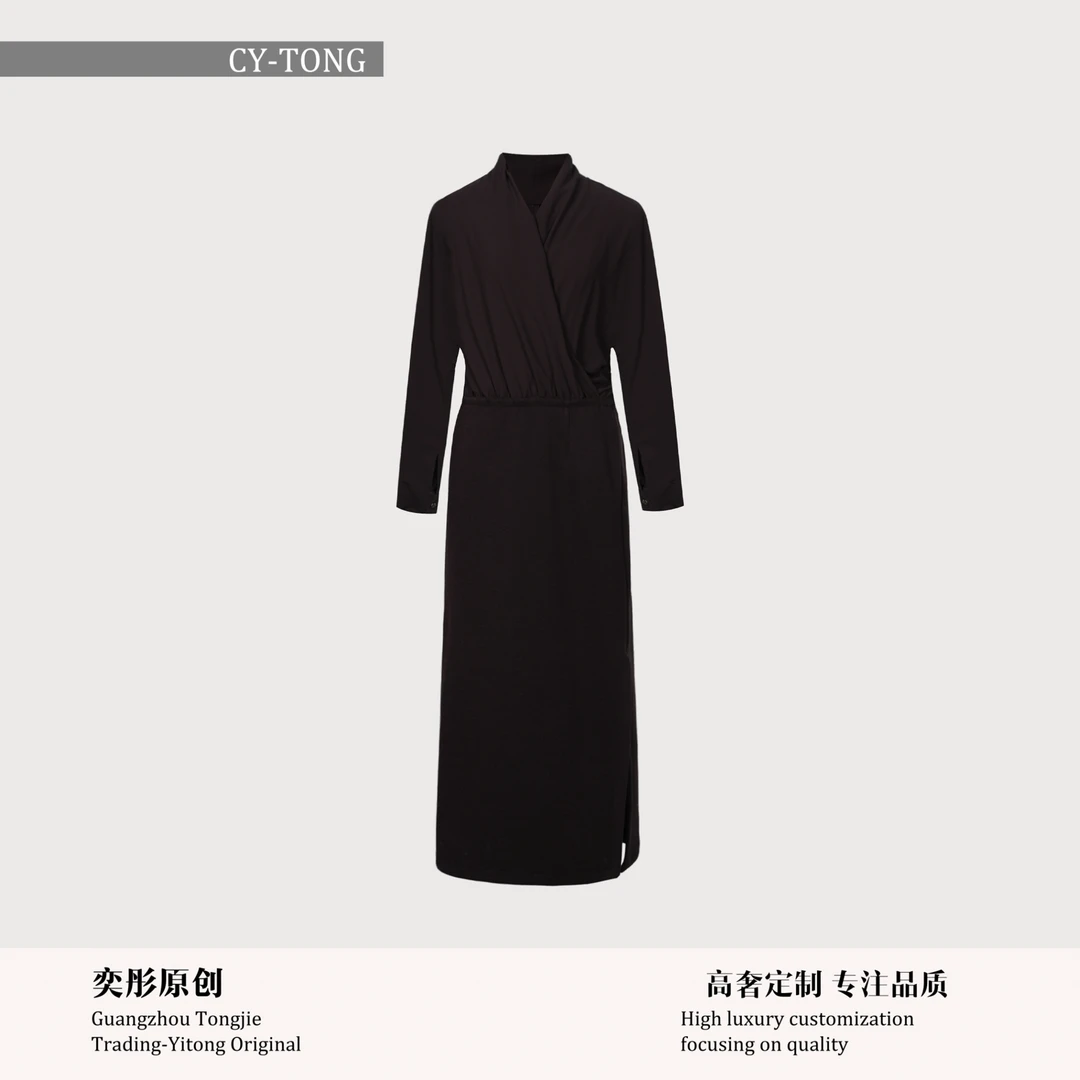 【彤姐原创】轻奢秋冬服装时尚女款气质设计师款连衣裙裙子LZD25258