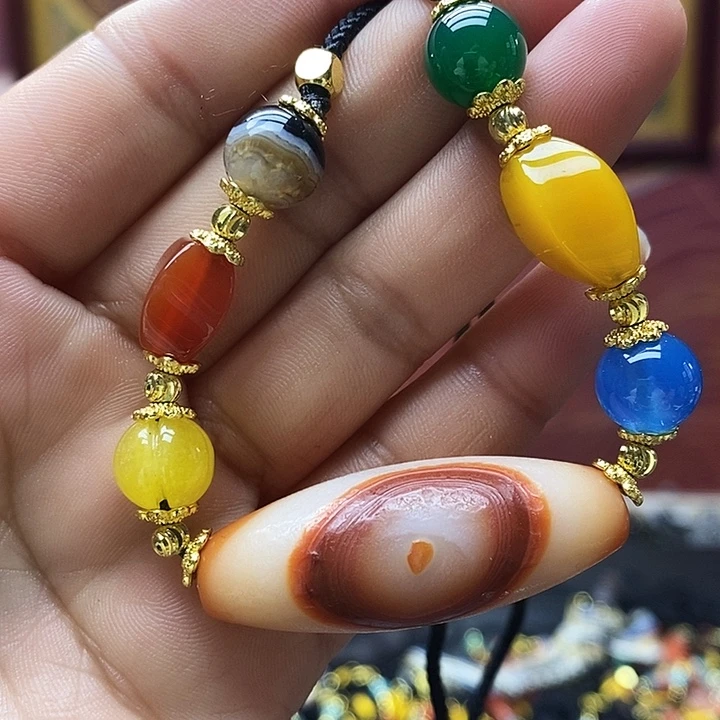 玛瑙/玉髓合金颈饰