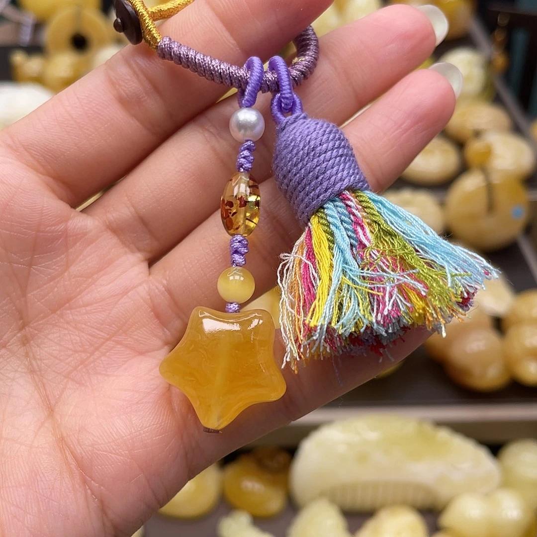 蜜蜡裸石未镶嵌蜜蜡