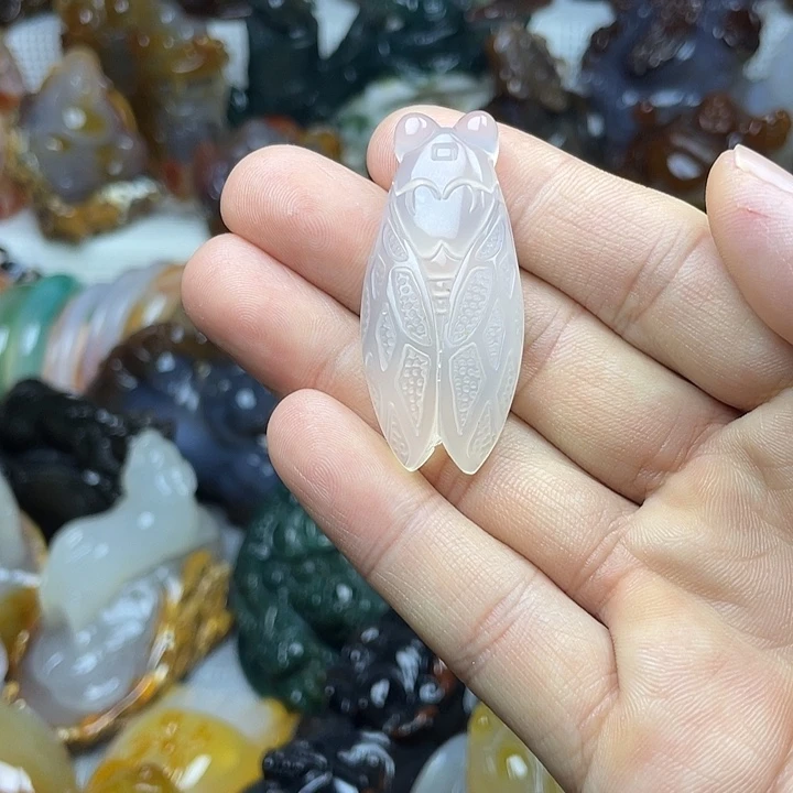 玛瑙/玉髓饰品未镶嵌温***。