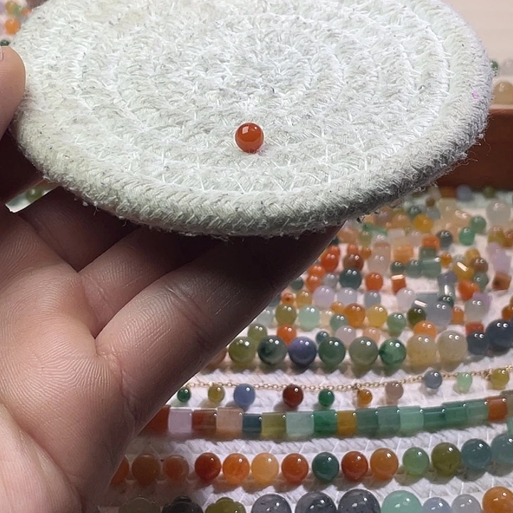 翡翠散珠未镶嵌定制翡翠卡6