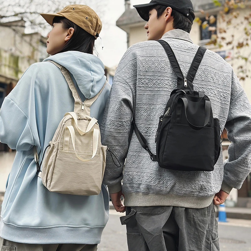 多功能单双肩两用胸包男女户外旅行轻便小型双肩包运动登山斜挎包