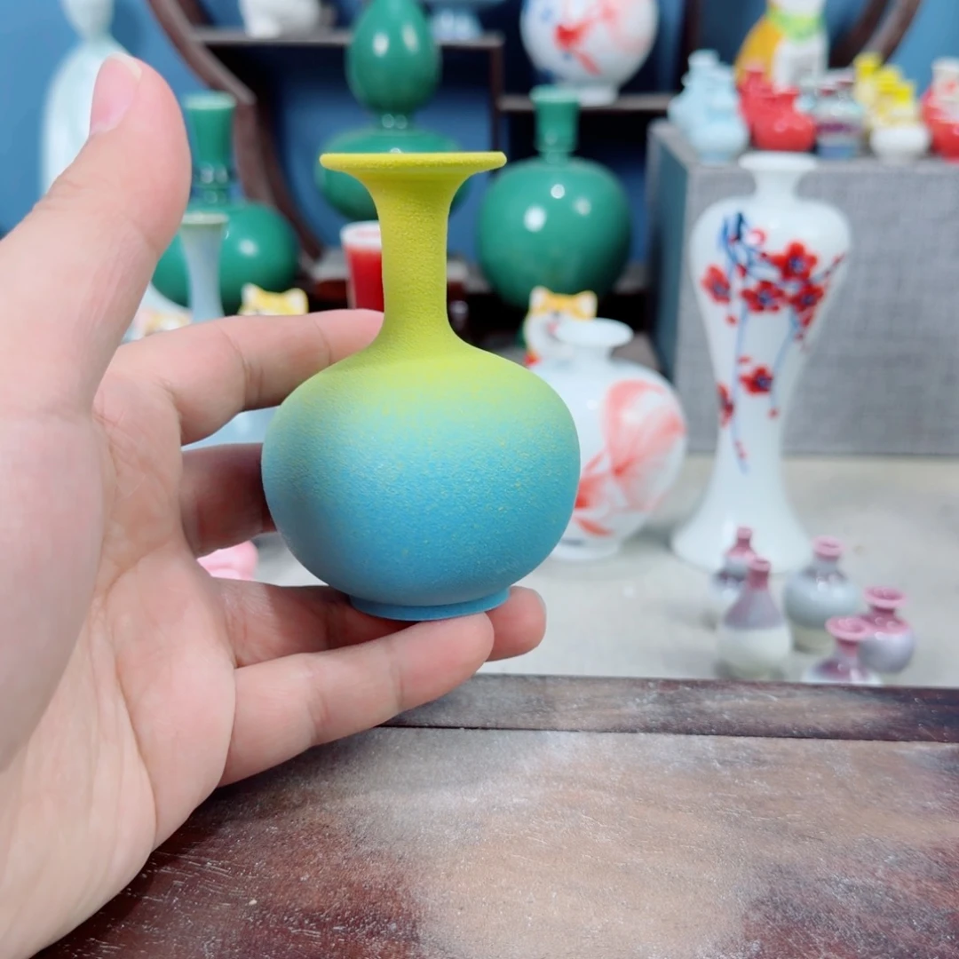 陶瓷手工小花器摆件