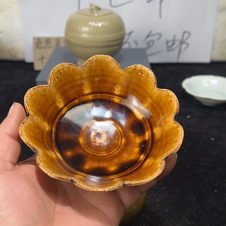 谢***正陶其他将乐窑葵口洗