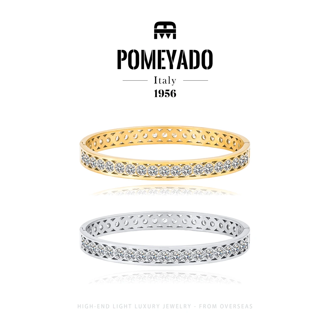 【奢雅满星】Pomeyado秋冬限定满镶经典手镯F5103