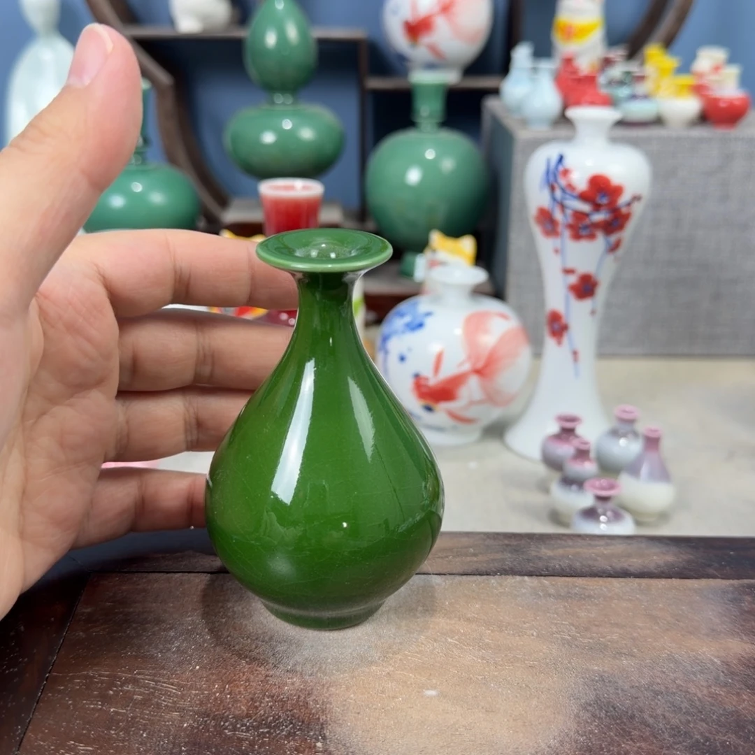 陶瓷手工小花器摆件