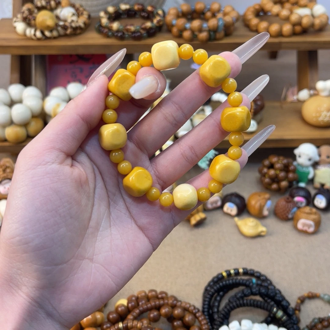 大****菩提根/象牙果吊坠手串