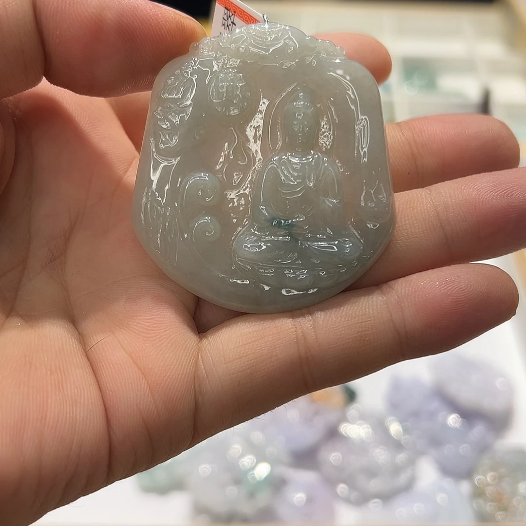 颈饰未镶嵌翡翠挂件