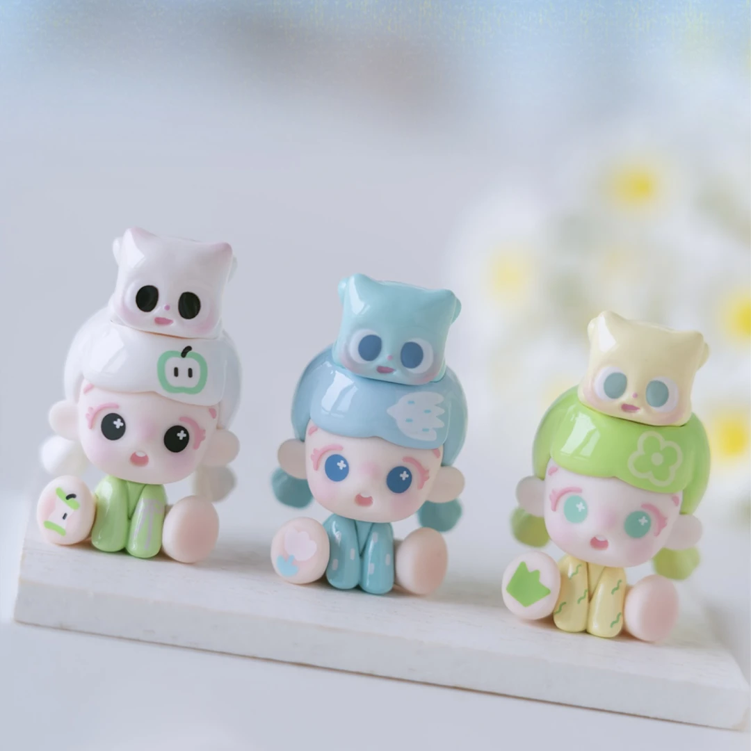 【拆盒】倒倒pitty和小猫的一天系列萌粒盲盒潮玩