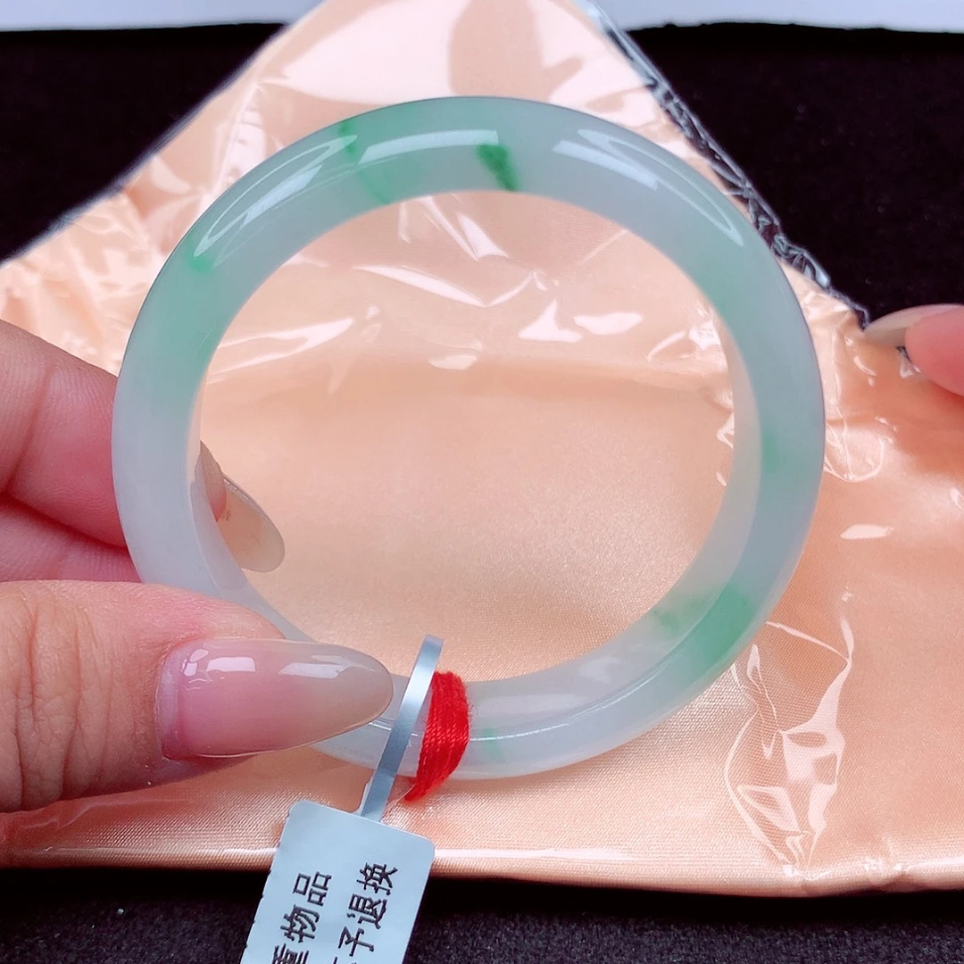 翡翠未镶嵌手镯天然缅甸翡翠A货玉手镯