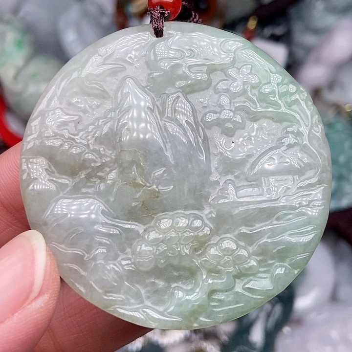 颈饰未镶嵌翡翠翡翠