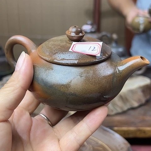 戬谷龙窑柴烧茶壶12