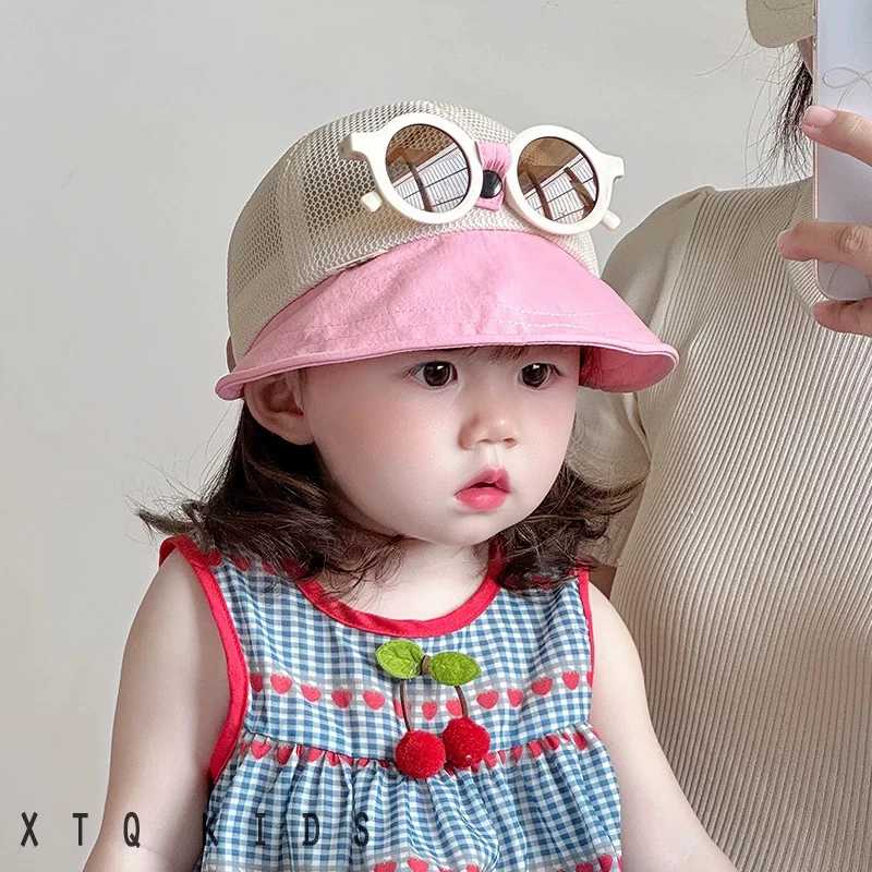 大帽檐圆顶帽太阳帽韩版夏季休闲风帽子防晒帽宽檐大檐