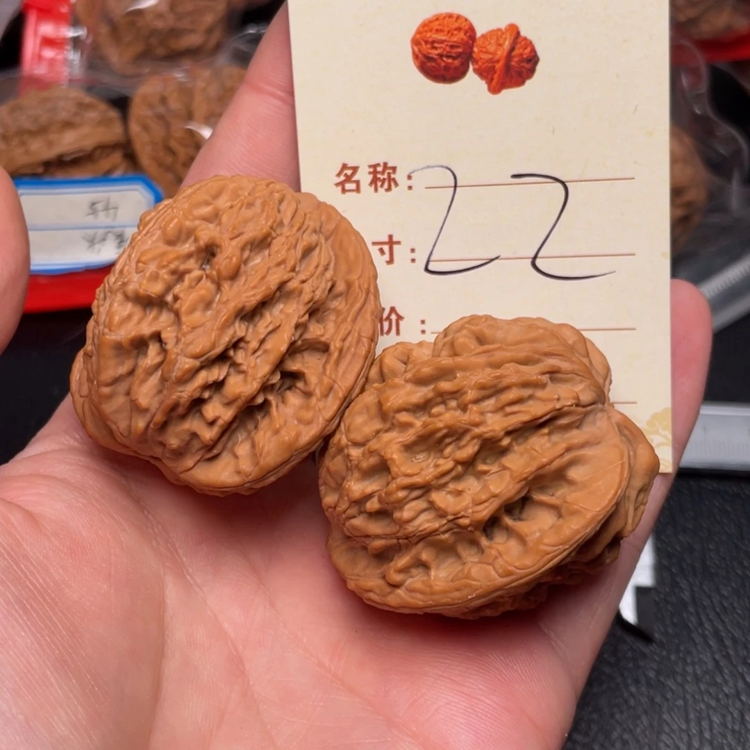 文玩核桃把件杀****e虎头44尺22