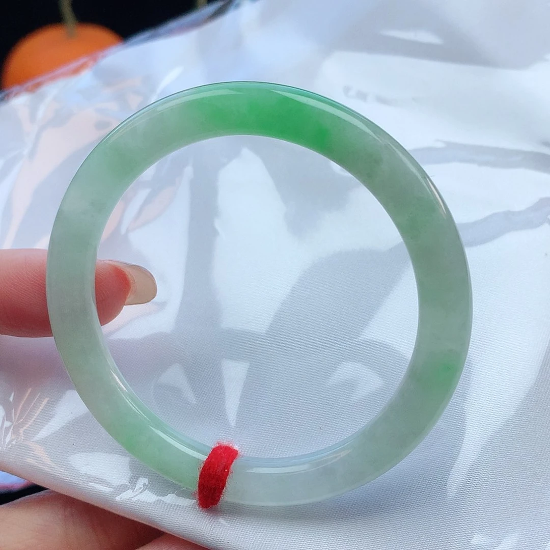 翡翠手镯未镶嵌51圆条880694