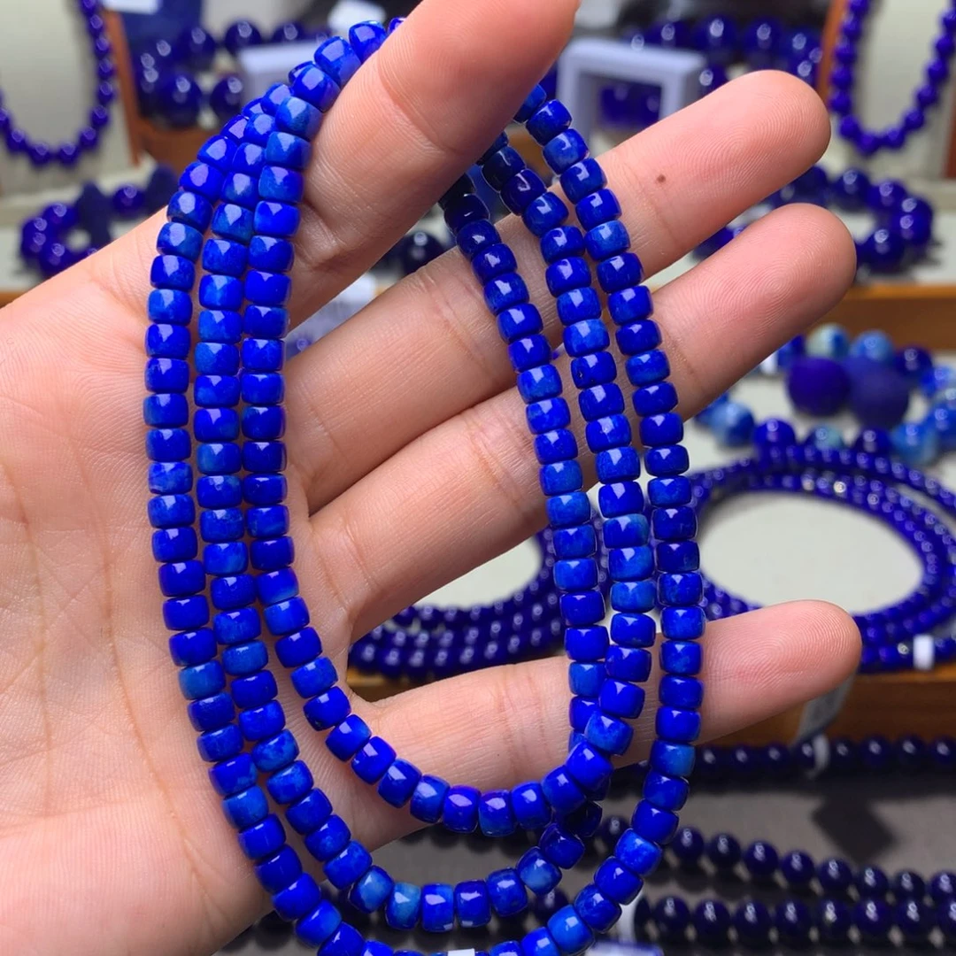 青金石手串未镶嵌5mm3397