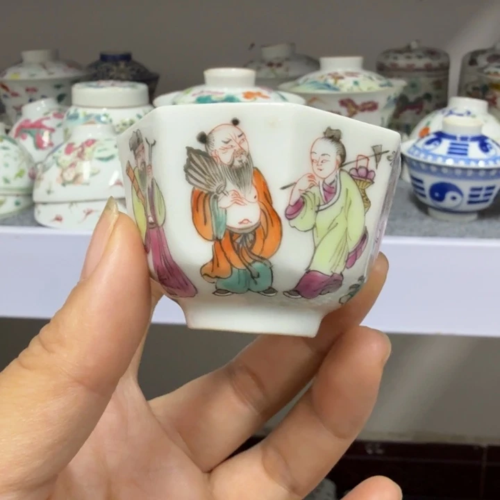 景德镇陶瓷杯子盖碗