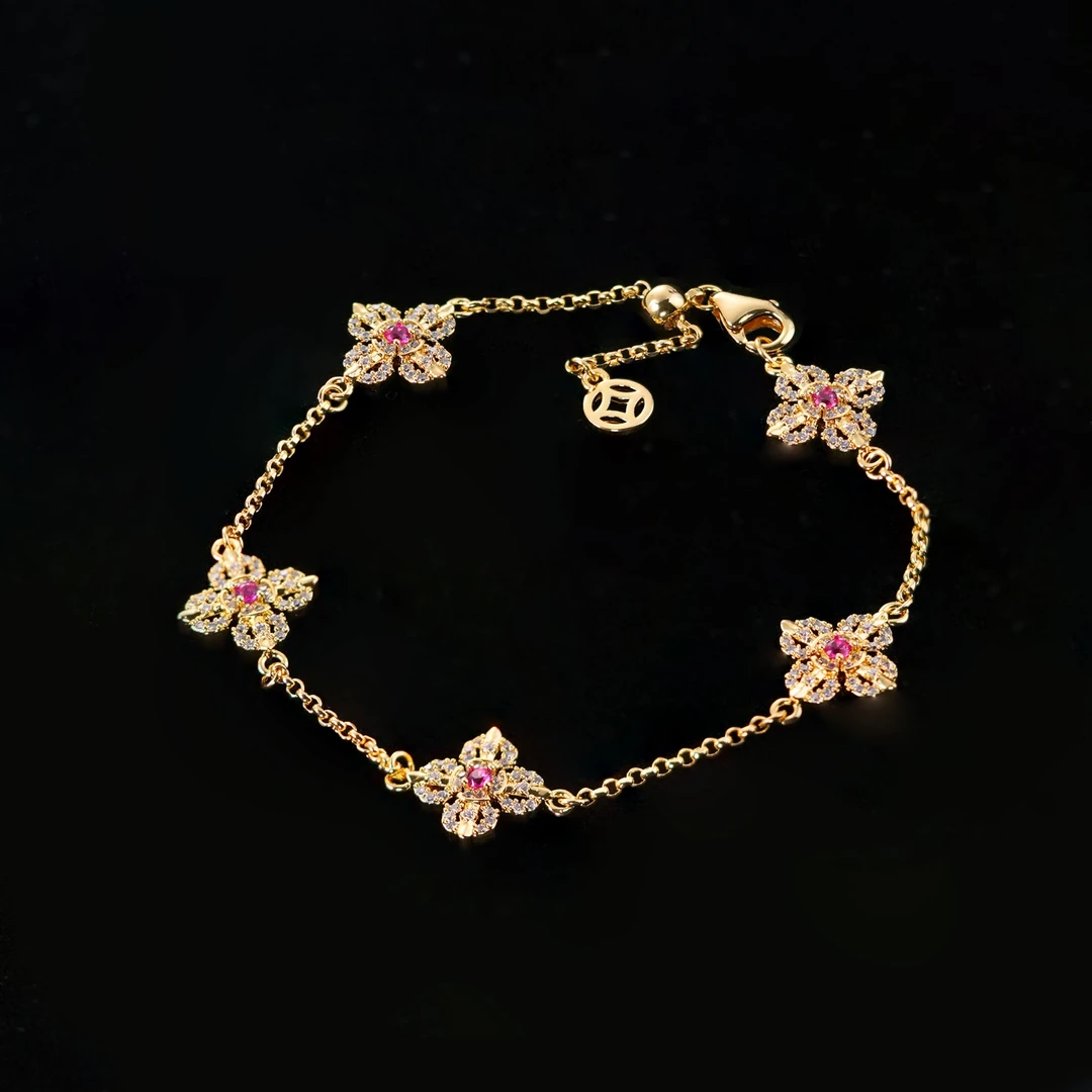 【四叶草】手串气质经典百搭轻奢高级感18CM±DIY四叶草TT20512