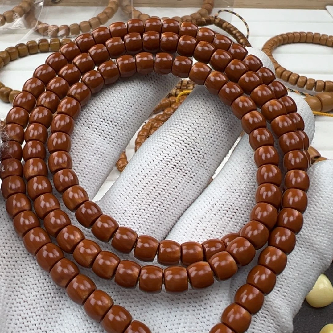 橄榄核手串5.9核尖108老油核