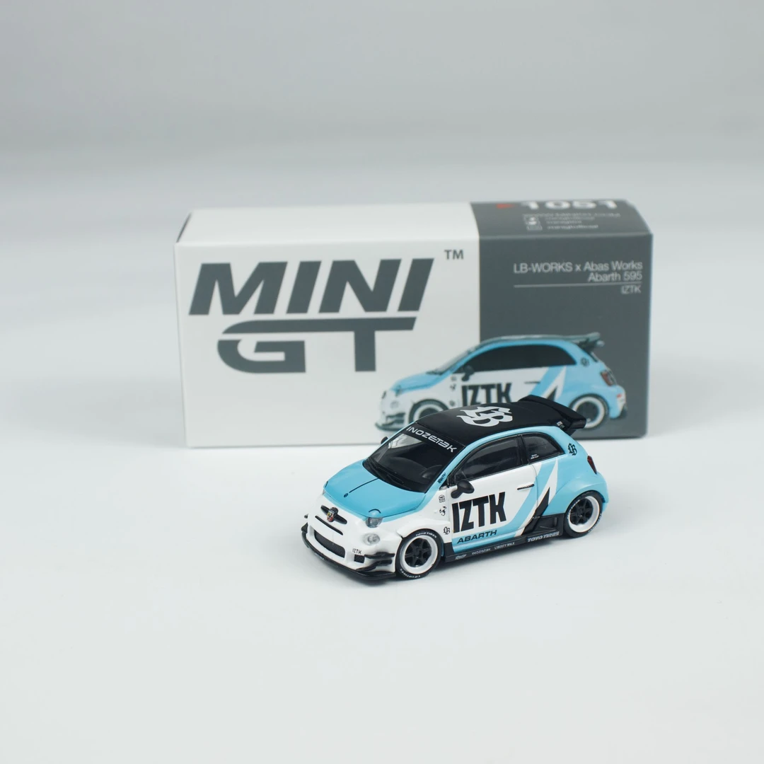MINIGT车模 1:64 合金 1051号 阿巴斯595 小比例汽车模型收藏小车
