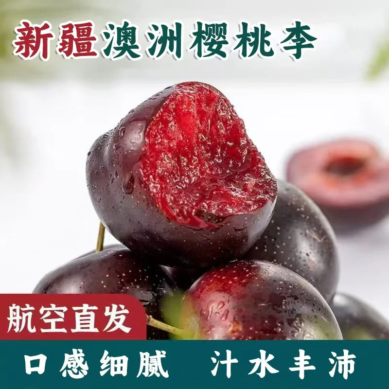 新疆阿克苏樱桃李现摘红心李子新鲜水果当季脆甜恐龙蛋李子