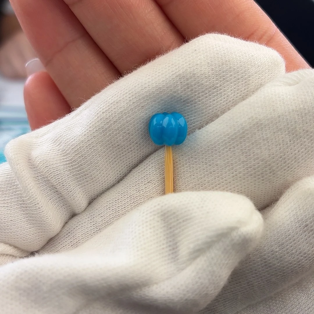 未镶嵌绿松石绿松石7.2mm