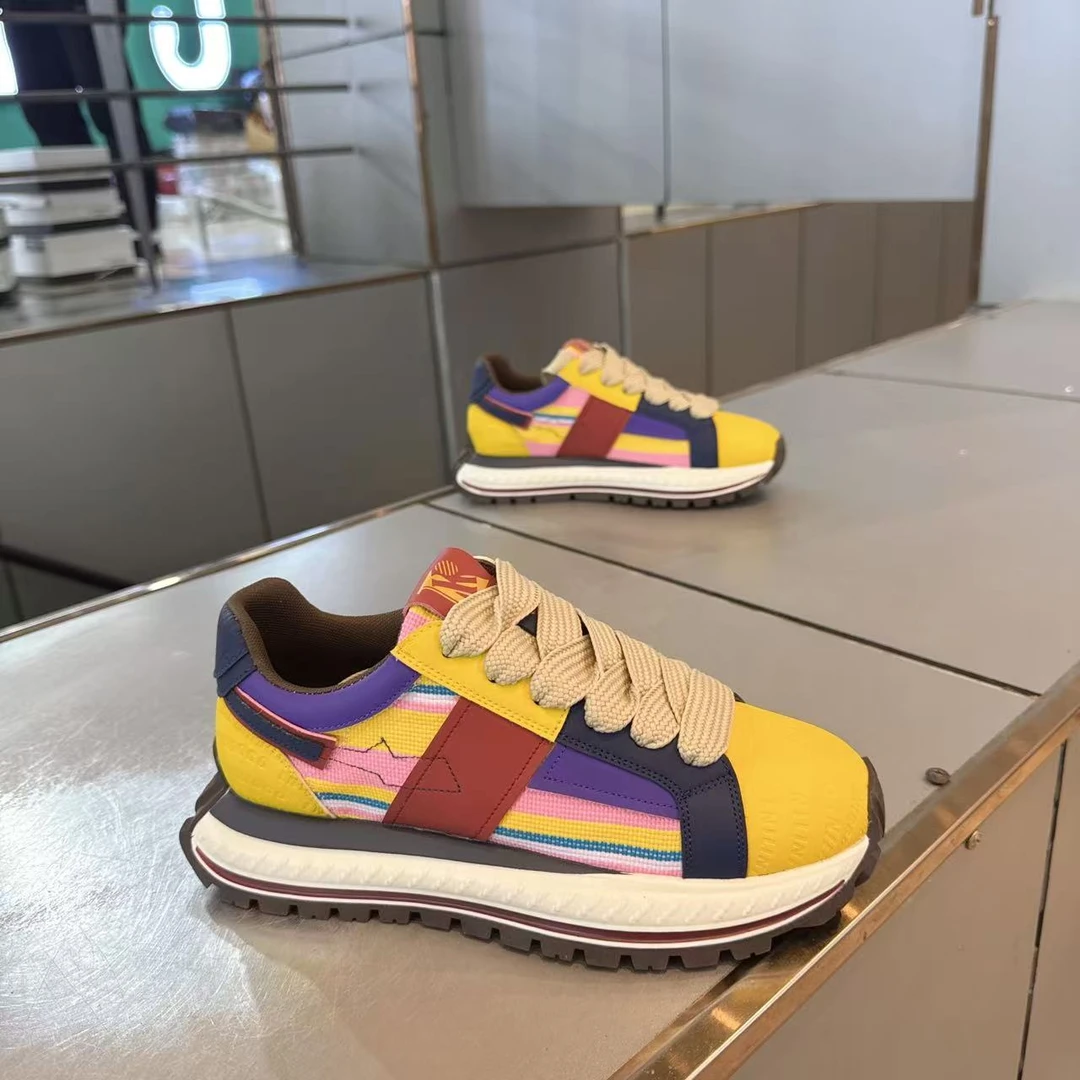 男鞋阿甘鞋2025春季新款轻奢厚底老爹鞋时尚百搭网红爆休闲运动鞋