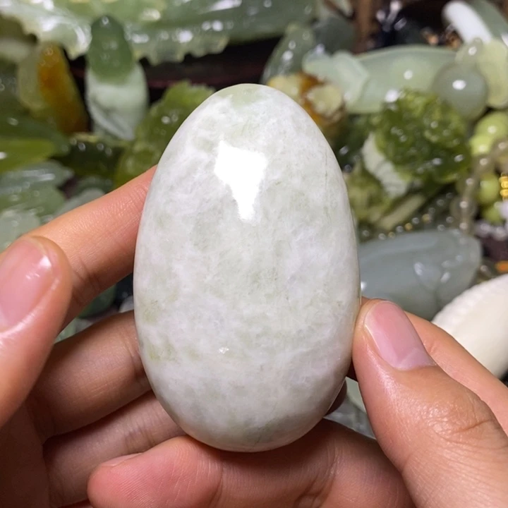 岫玉未镶嵌岫玉手把件