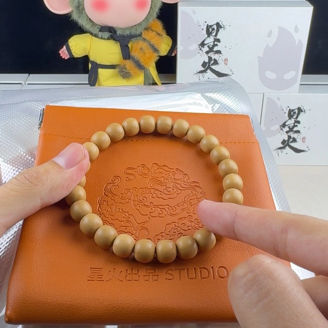 猴头核桃手串猴头老型全品哑光原皮原色