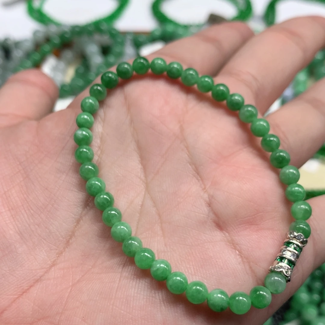未镶嵌手链翡翠翡翠