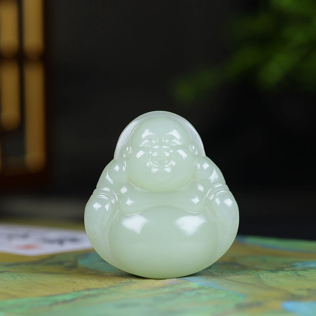 111539和田玉大肚佛公