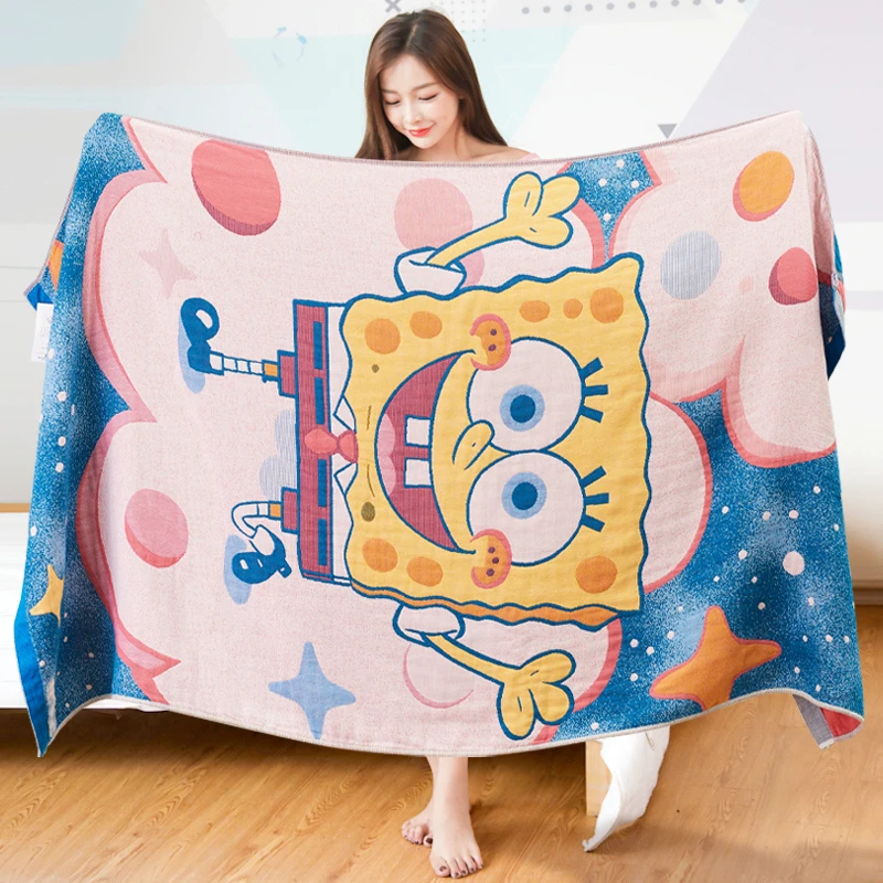 纱布浴巾棉吸水速干不掉毛洗澡巾大人儿童家用柔软亲肤裹巾