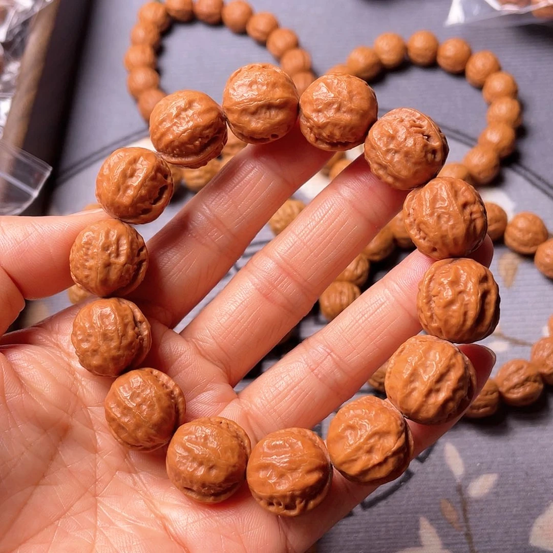 文玩核桃手串18一道筋汉堡