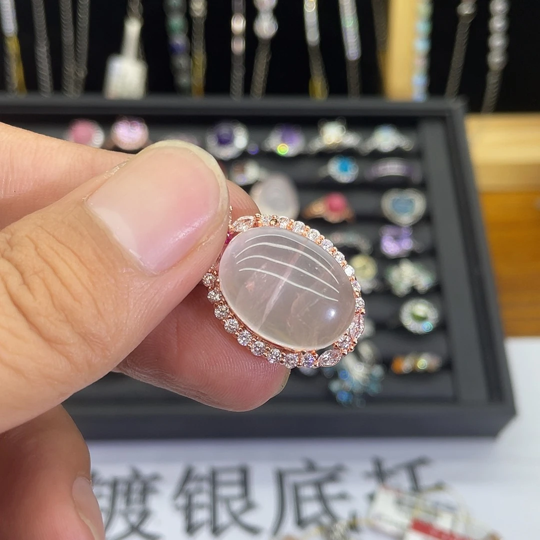 紫晶珠宝半成品未镶嵌