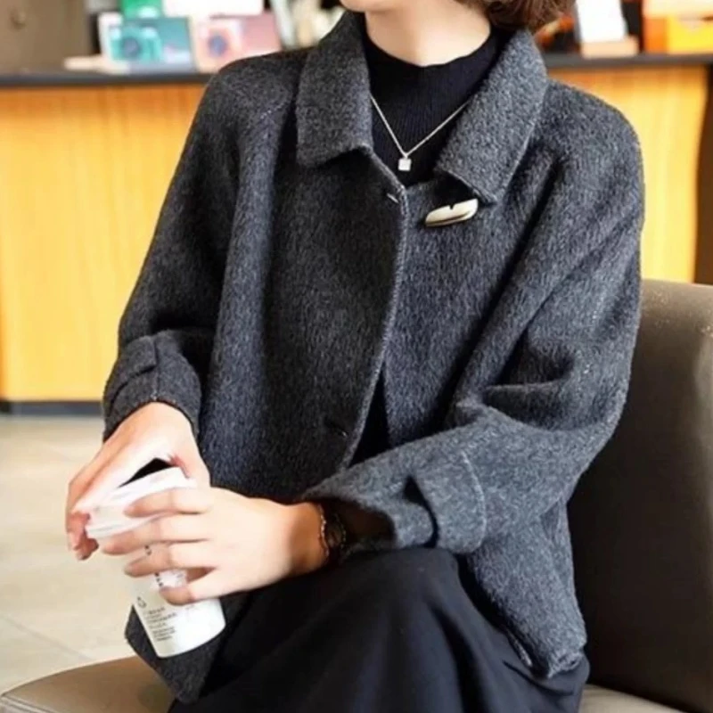 编号301-350反季双面呢时尚气质高级感羊毛大衣清仓浮力