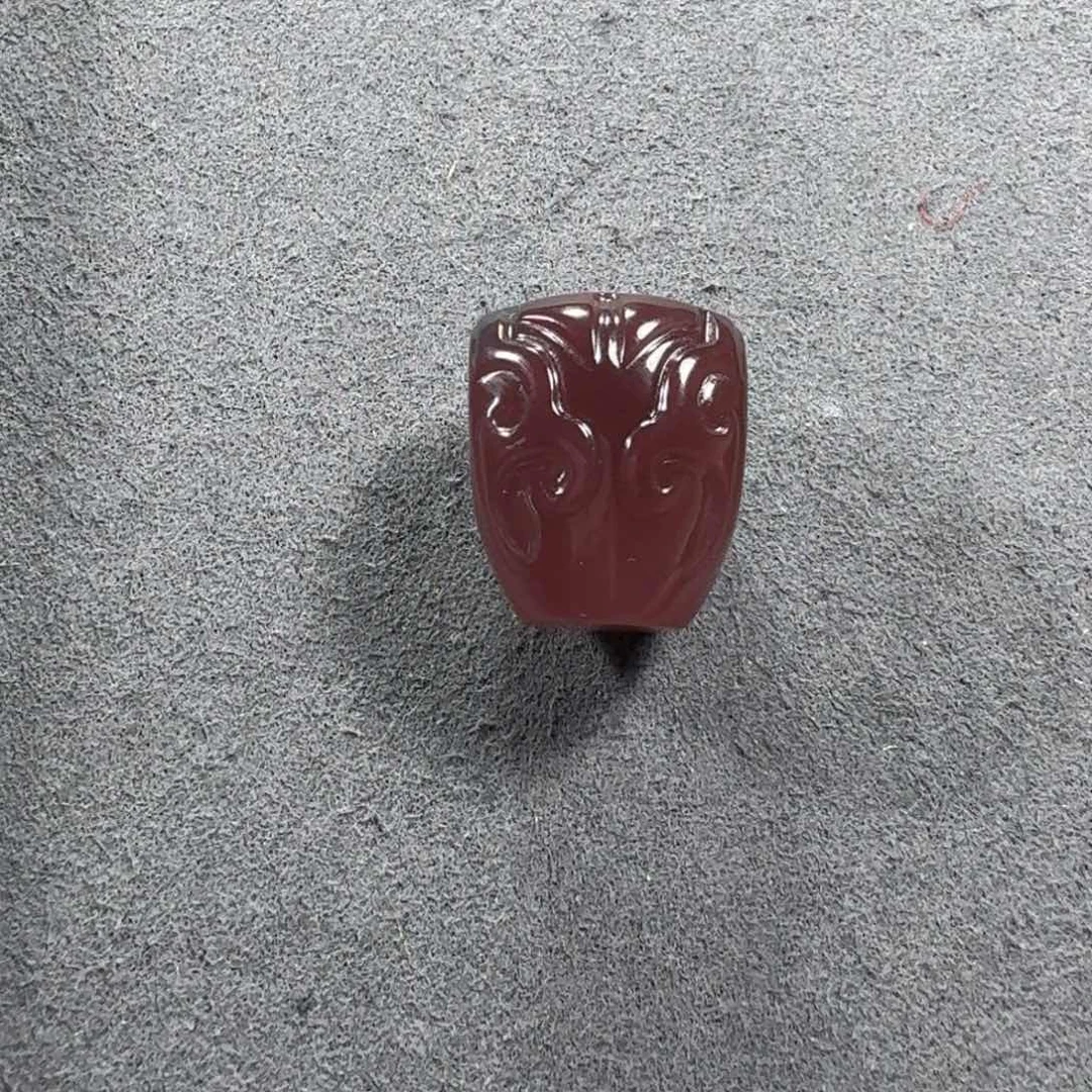 南红玛瑙未镶嵌三通