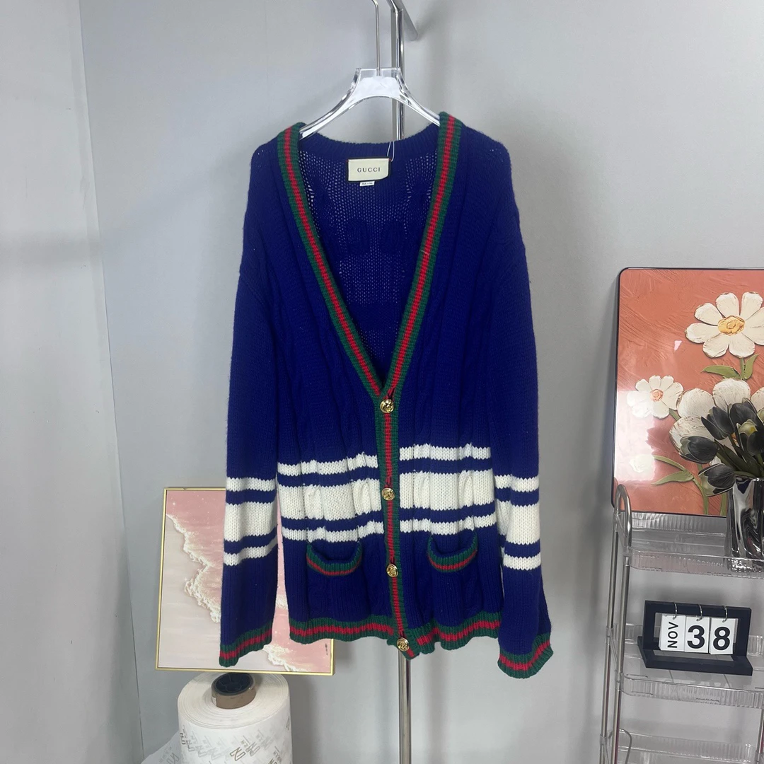 99新 Gucci 蓝色 开衫 99新 XS码 A6071