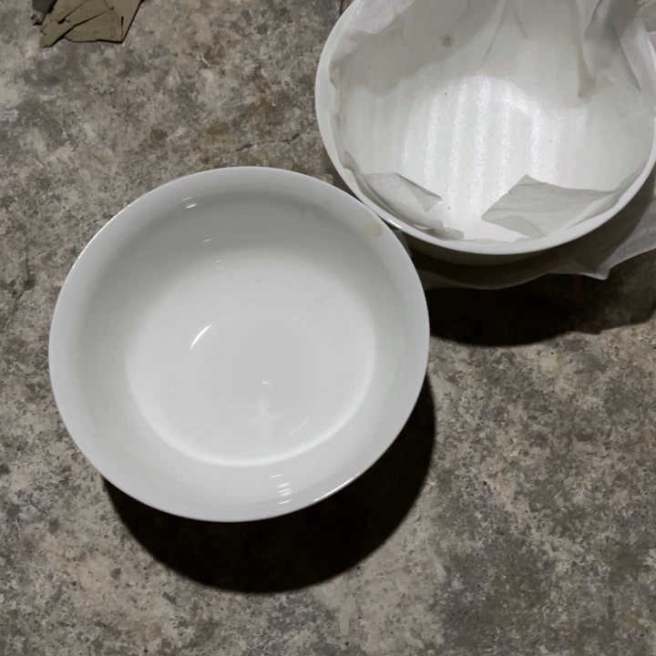 骨瓷6寸碗两个一单