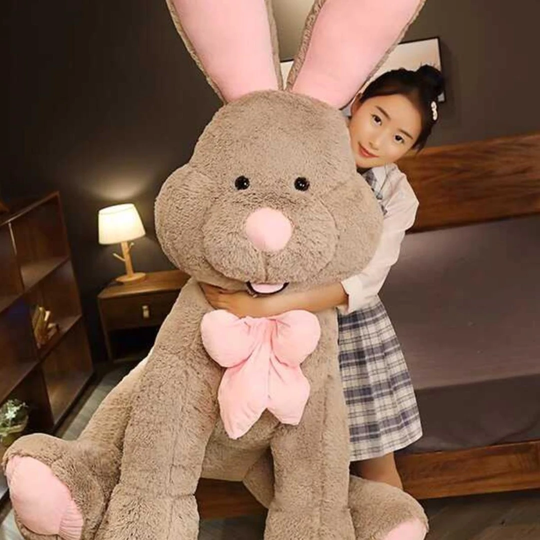 美国邦尼兔毛绒玩具女孩超大号男女兔子女生玩偶可爱公仔布娃娃