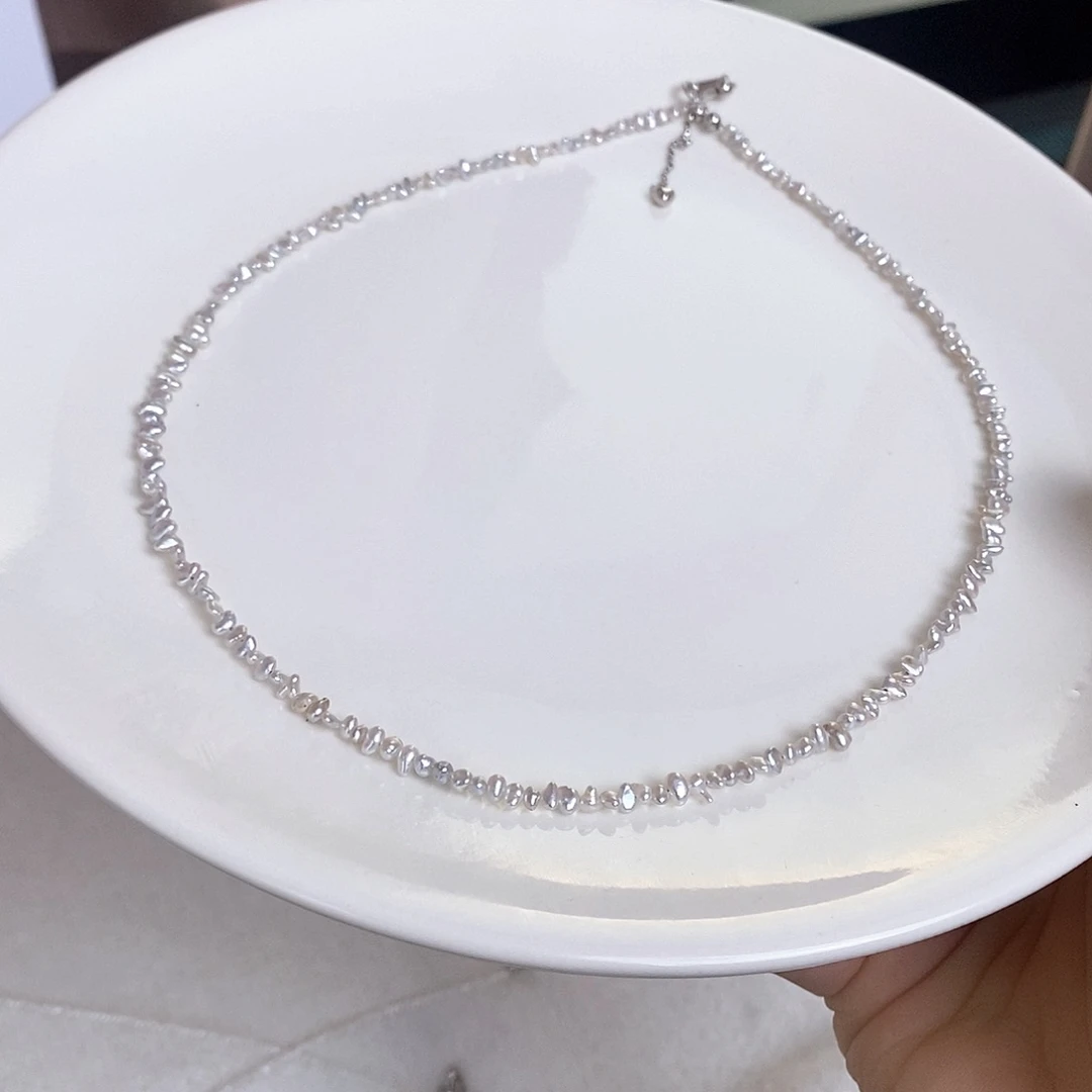 海水珍珠颈饰银S925镶嵌