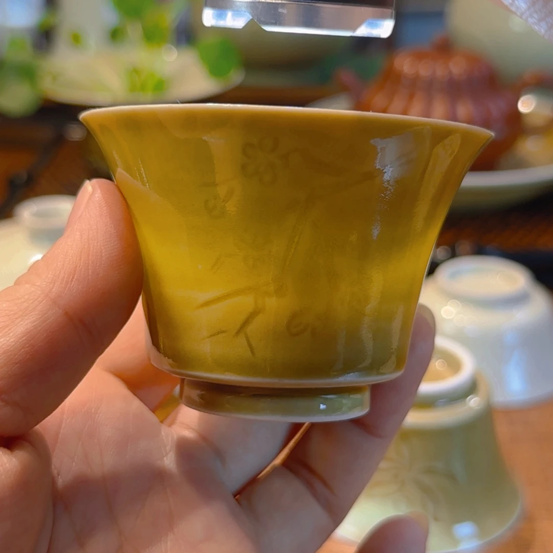 微瑕梅花马蹄杯 80cc