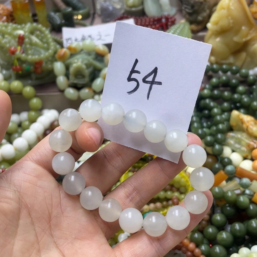 未镶嵌蛇纹石玉手链